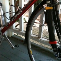 Nice work, Carl. Ty Tagami in Atlanta. Another update: OK, so it’s summer 2012 now, around seven years after I bought this fine frame from Carl. I was just walking it from the shed and marveling at how sweet and timeless it is, and felt compelled to write an update. I upgraded to an aluminum […]