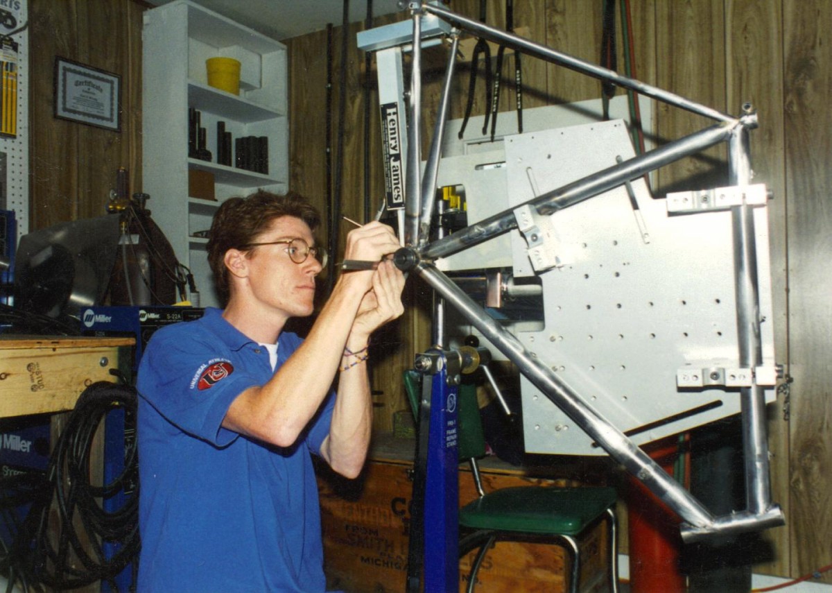 When I started my first shop, I lived in a condo and had no place to set up, so my grandmother let me set up in a corner of her garage. I still had a full-time job, so I built on evenings and weekends. I mitered everything by hand and used a workbench and v-blocks […]