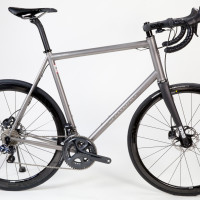 Titanium Custom Blend disc brake road bike.