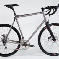 Custom Blend titanium gravel bike.