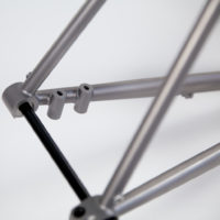 Gravel frame wired for Di2 ready to ship to Ren in CA.