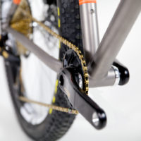 Titanium 27.5″ Plus with SRAM Eagle and Fox 34. See more mountain bikes in our mountain bike gallery.