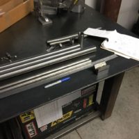Titanium road bike designed for large tire clearance with long reach caliper brakes.