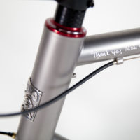 Custom Blend Titanium Road with Long Reach Brakes