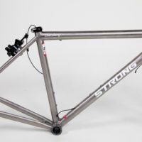 Double butted titanium road frames with direct mount brakes.