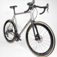 Custom Blend Titanium Road with Campy Record EPS and H11 Disc Brakes