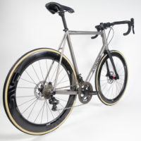 Custom Blend Titanium Road with Campy Record EPS and H11 Disc Brakes