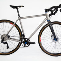 Titanium All-Road Gravel Bike. A mix of White Industries and Shimano with a Rodeo Labs Spork.