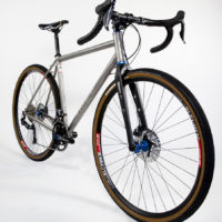Titanium All-Road Gravel Bike. A mix of White Industries and Shimano with a Rodeo Labs Spork.