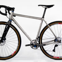 Titanium All-Road Gravel Bike. A mix of White Industries and Shimano with a Rodeo Labs Spork.