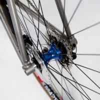 Titanium All-Road Gravel Bike. A mix of White Industries and Shimano with a Rodeo Labs Spork.