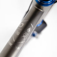 Titanium All-Road Gravel Bike. A mix of White Industries and Shimano with a Rodeo Labs Spork.