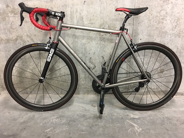 Lugged titanium frame best sale